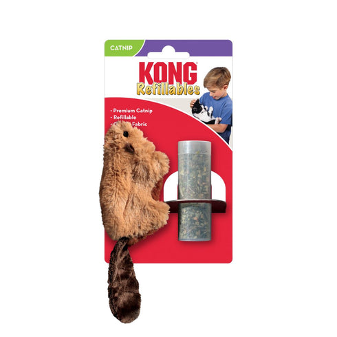 Kong Refillables Beaver Cat Toy - Poudre Pet & Feed Supply 2